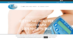 Desktop Screenshot of mlelettromedicali.com